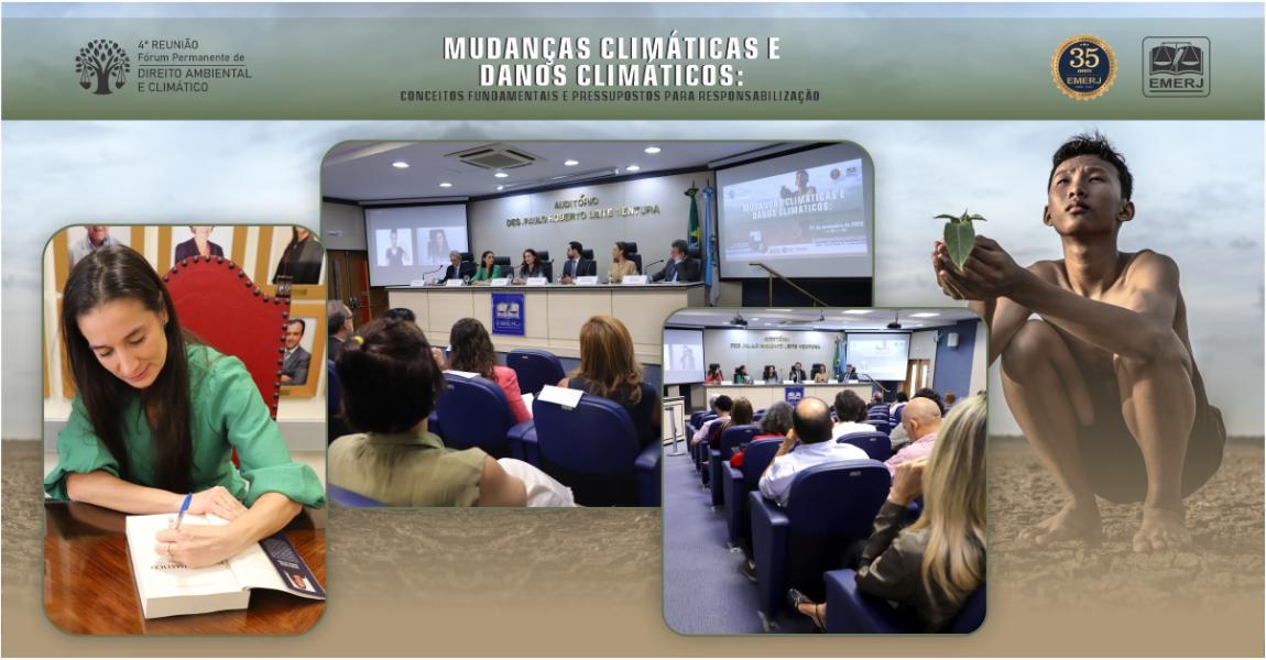 Imagem da notícia - EMERJ promove ciclo de palestras sobre “Mudanças Climáticas e Danos Climáticos: conceitos fundamentais e pressupostos para responsabilização”