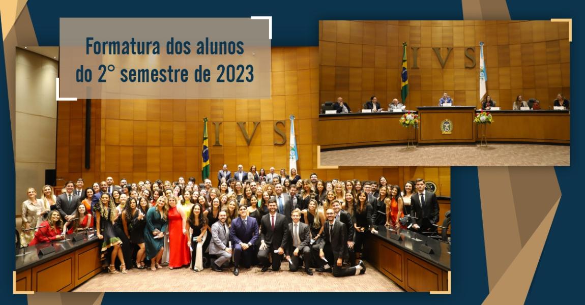 Imagem da notícia - EMERJ celebra cerimônia de formatura dos alunos do Curso de Pós-Graduação em Direito Público e Privado 2023.2