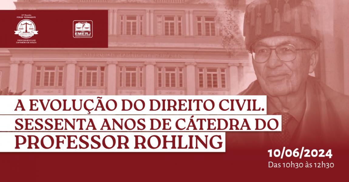 Foto: cartaz com informações da 31ª reunião promovida pelo Fórum Permanente de Direito Civil Professor Sylvio Capanema de Souza.