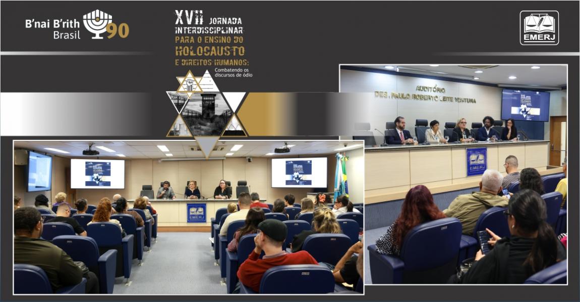 Foto: integrantes da XVII Jornada Interdisciplinar para o Ensino do Holocausto.