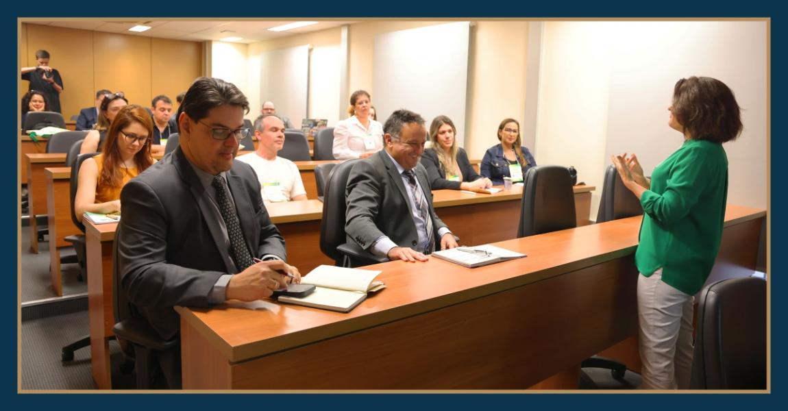 Foto: desembargador Marco Aurélio Bezerra de Melo durante o 4º Festival de Laboratórios de Inovação do Poder Judiciário 