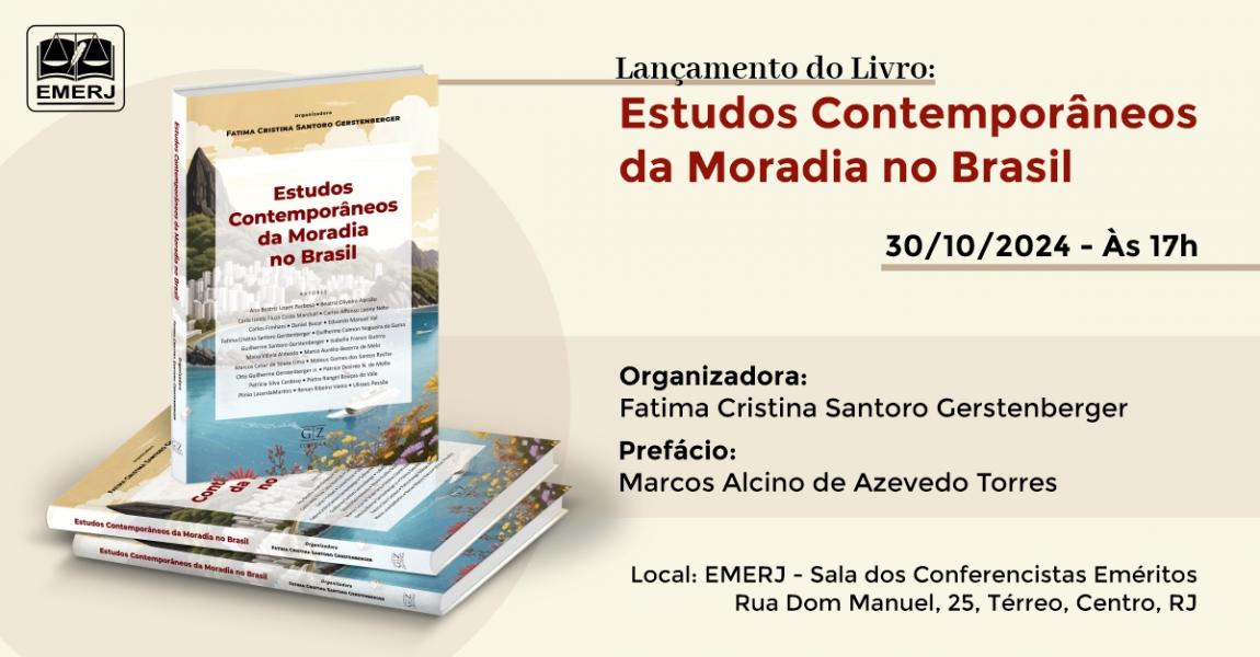 Foto: evento de lançamento do livro “Estudos Contemporâneos da Moradia no Brasil”