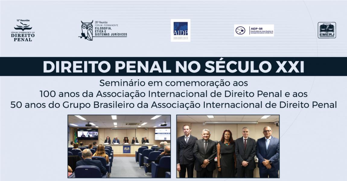 Foto: integrantes do segundo dia do evento “Direito Penal no Século XXI”