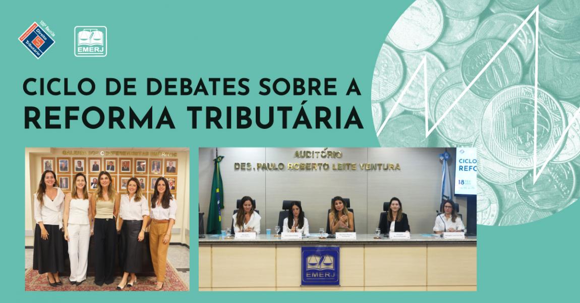 Foto: participantes do evento Ciclo de Debates sobre a Reforma Tributária.