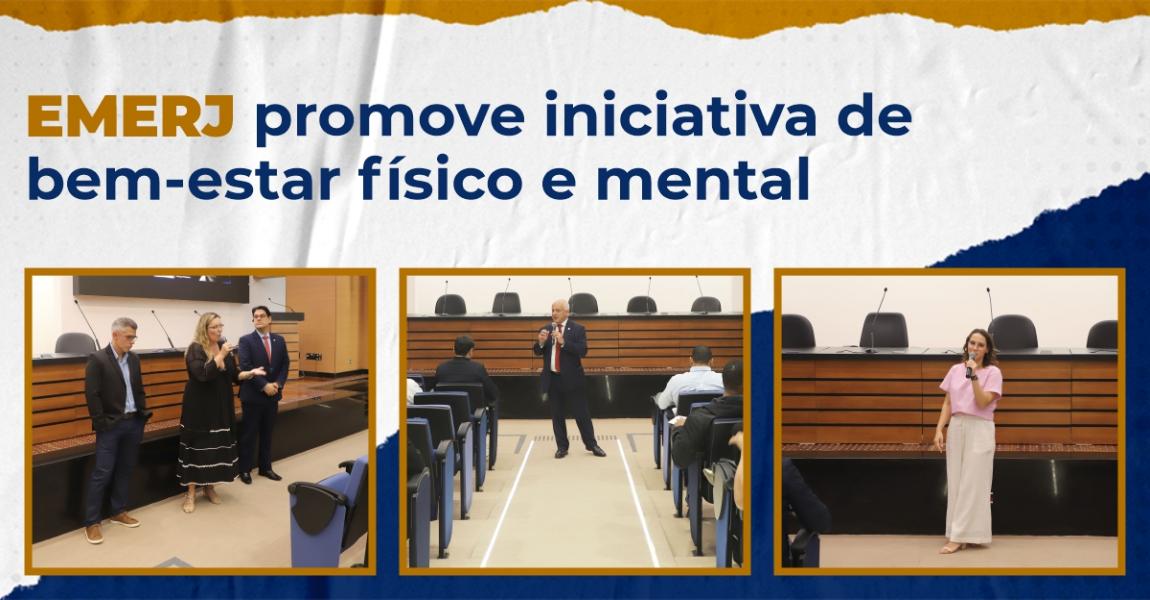 Imagem da notícia - EMERJ promove iniciativa de bem-estar físico e mental