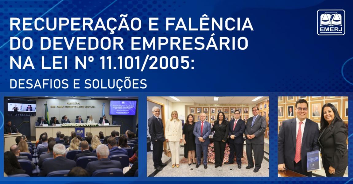 Foto:  desembargador Cláudio Luís Braga dell’Orto, acompanhado do ministro do STJ Luis Felipe Salomão e demais participantes do evento.