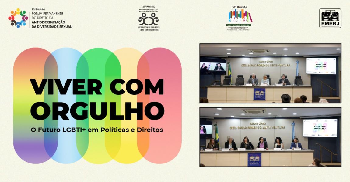 Foto: Os presidentes dos fóruns, desembargadora Cristina Tereza Gaulia, desembargador Wagner Cinelli de Paula Freitas e juiz Eric Scapim Cunha Brandão, acompanhados dos integrantes do evento.