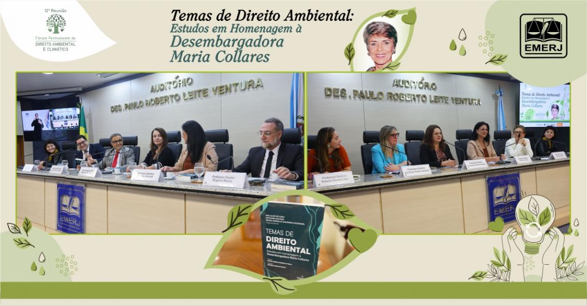 Foto Presidente do Fórum Permanente de Direito Civil Professor Sylvio Capanema de Souza e doutor em Direito pela Universidade Estácio de Sá (Unesa), desembargador Marco Aurélio Bezerra de Melo e demais participantes do evento,