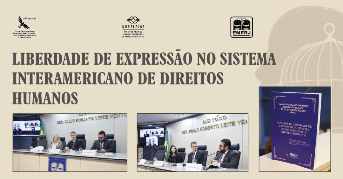 Foto: Presidente do fórum desembargador André Gustavo Corrêa de Andrade, acompanhado de demais participantes do evento.