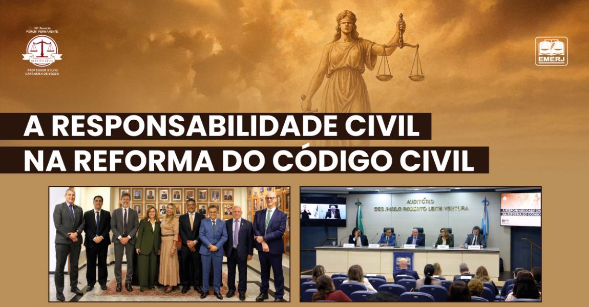 Imagem da notícia - EMERJ realiza evento A Responsabilidade Civil na Reforma do Código Civil, com a presença da Excelentíssima Ministra do TSE Maria Isabel Gallotti