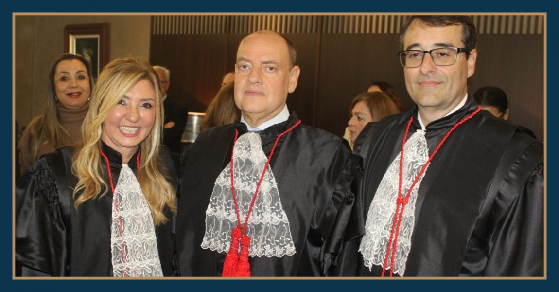 Foto: presidente do TJRJ, desembargador Ricardo Couto de Castro, acompanhado dos desembargadores s Carlos Fernando Potyguara Pereira e Regina Helena Fábregas Ferreira.