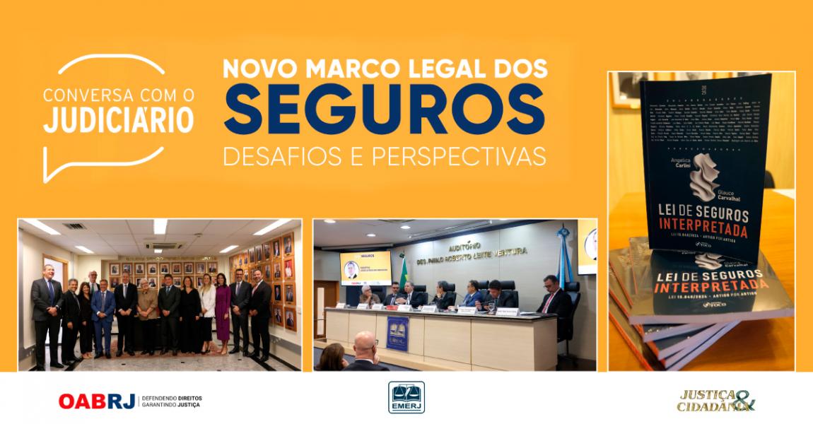 Foto: Participantes do evento Conversa com o Judiciário com o tema Novo Marco Legal dos Seguros: Desafios e Perspectivas,