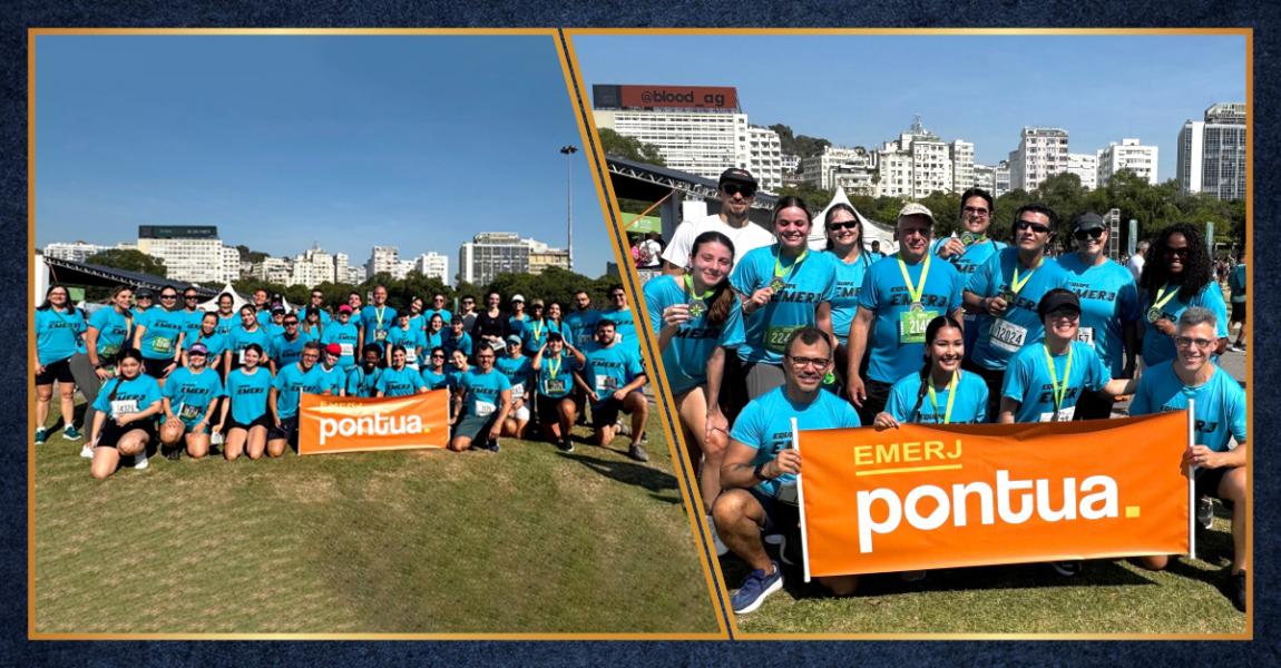 Imagem da notícia - Equipe EMERJ de Corrida participa do Circuito das Estações 