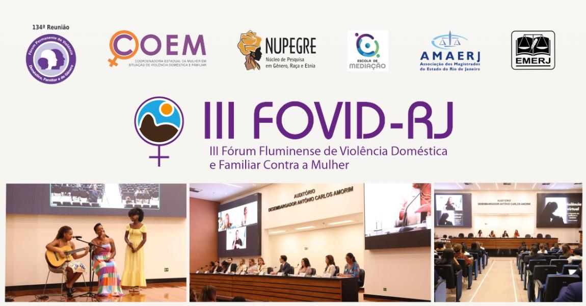 Foto: Participantes da terceira reunião do Fórum Fluminense de Violência Doméstica e Familiar contra a Mulher .