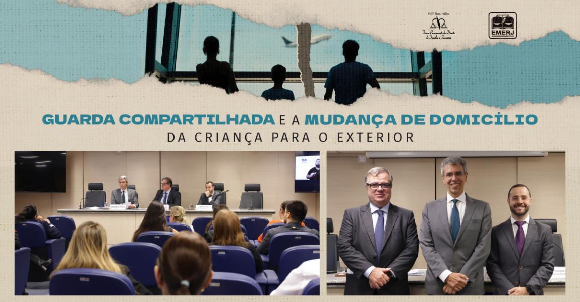 Foto: Participantes do evento Guarda Compartilhada e a Mudança de Domicílio da Criança para o Exterior.