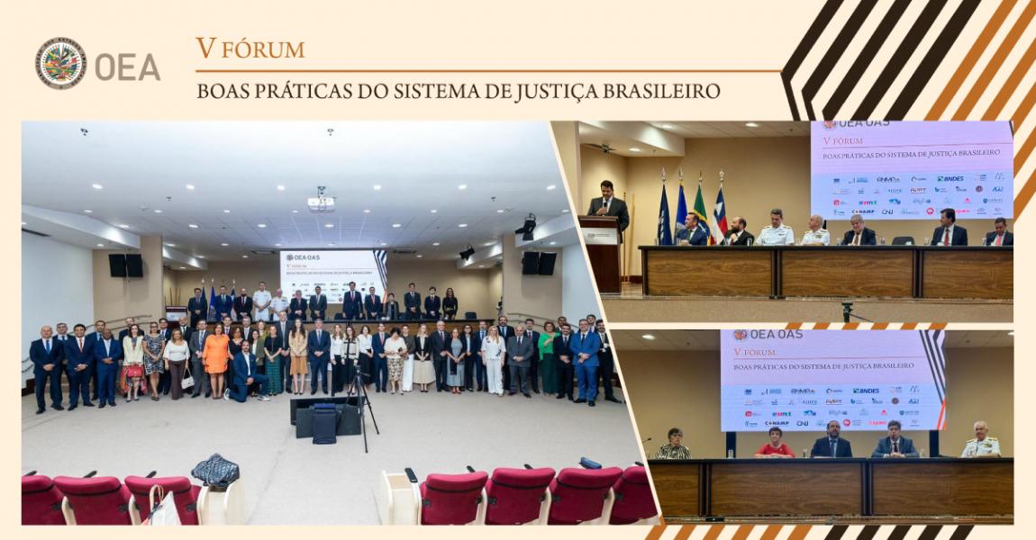 Imagem da notícia - EMERJ participa do V Fórum Boas Práticas do Sistema de Justiça Brasileiro