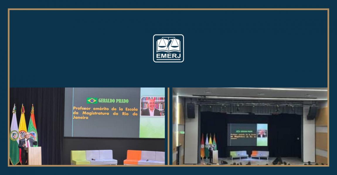 Imagem da notícia - Professor emérito da EMERJ participa de fórum internacional na Colômbia