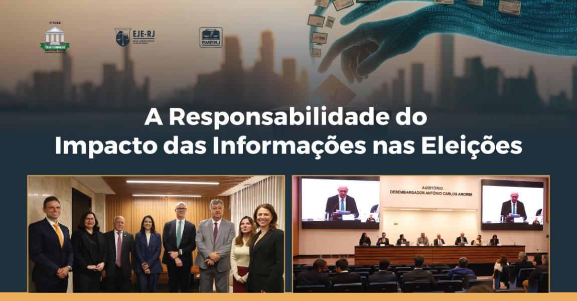 Foto: o diretor-geral da EMERJ, desembargador Cláudio dell’Orto, acompanhado dos integrantes do evento.