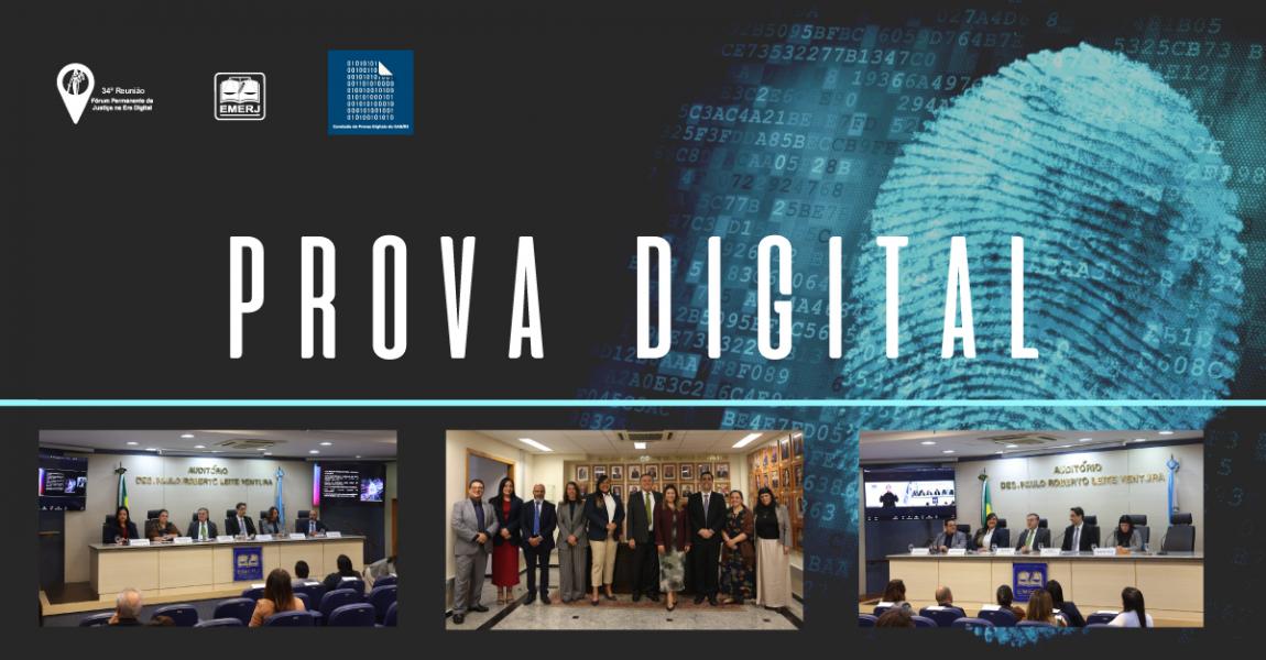 Foto:  Participantes do evento Prova Digital.