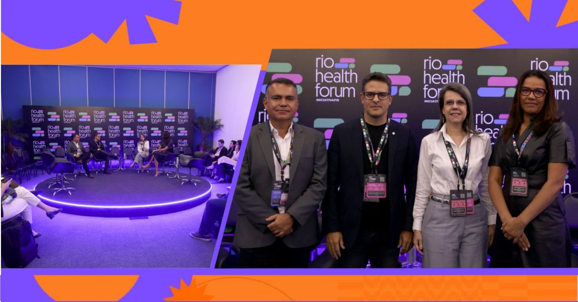 Foto: Juíza Kátia Cilene da Hora Machado Bugarim, acompanhada de demais participantes do painel.