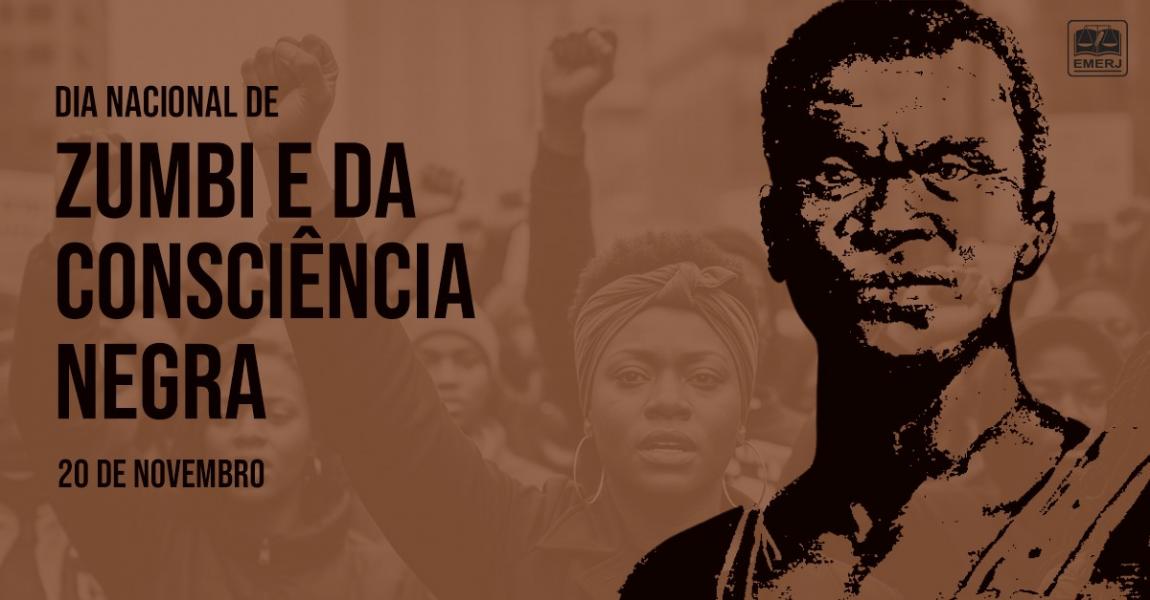 Foto: banner em celebração do dia da Consciência Negra.