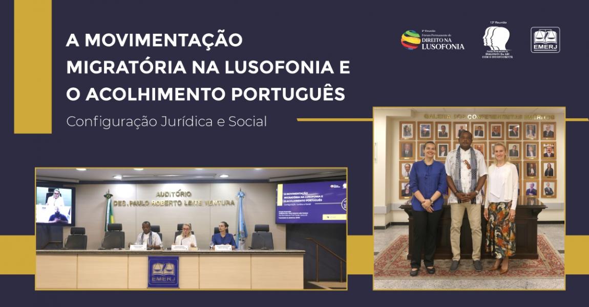 Foto: A presidente do Fórum Permanente de Diálogos da Lei com o Inconsciente, desembargadora Cristina Tereza Gaulia; o presidente do Fórum Permanente de Direito na Lusofonia, professor Jonas Gentil; e a palestrante Roberta Celli Moreira de Araújo.