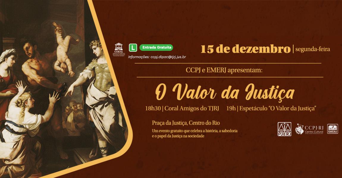 Imagem da notícia - A EMERJ e o CCPJ-RJ promoverão o espetáculo 