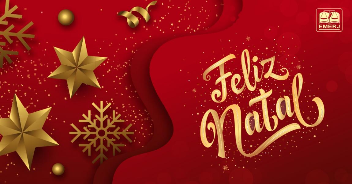 Foto: mensagem de Natal da EMERJ