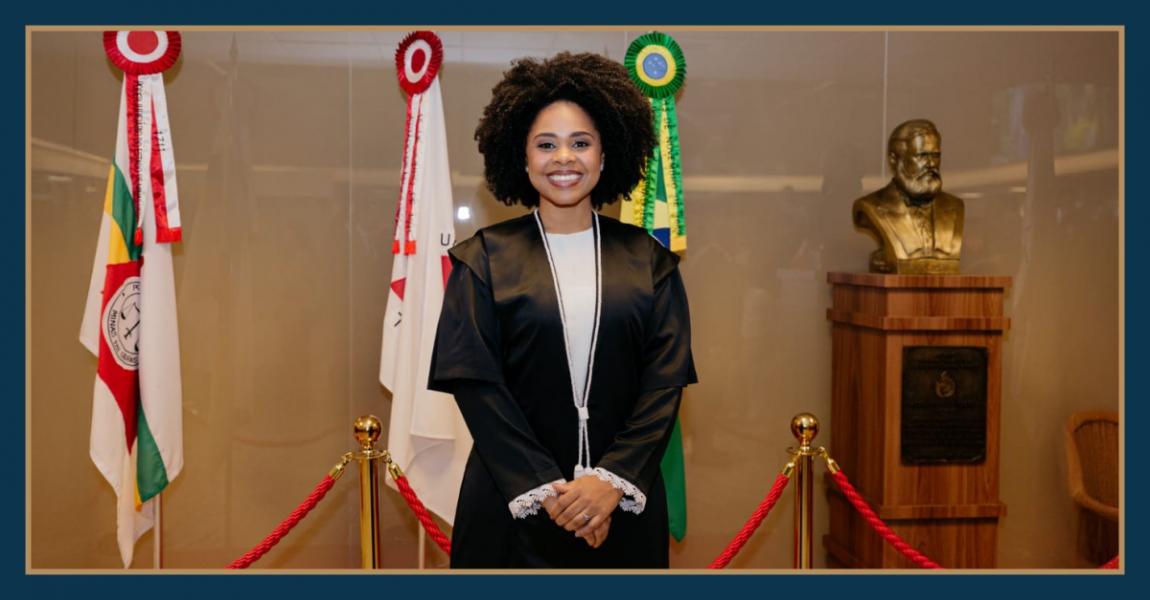 Foto: posse da ex-aluna da EMERJ, juíza Isadora Nicoli da Silva.