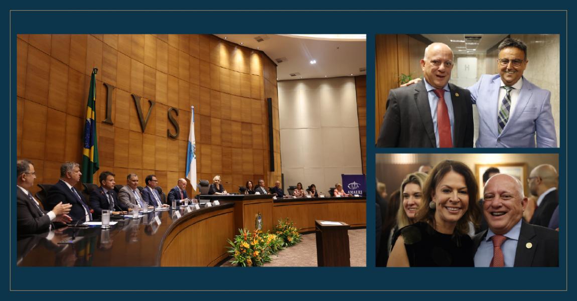 Imagem da notícia - Diretor-geral da EMERJ participa de cerimônia de posse dos novos dirigentes da AMAERJ