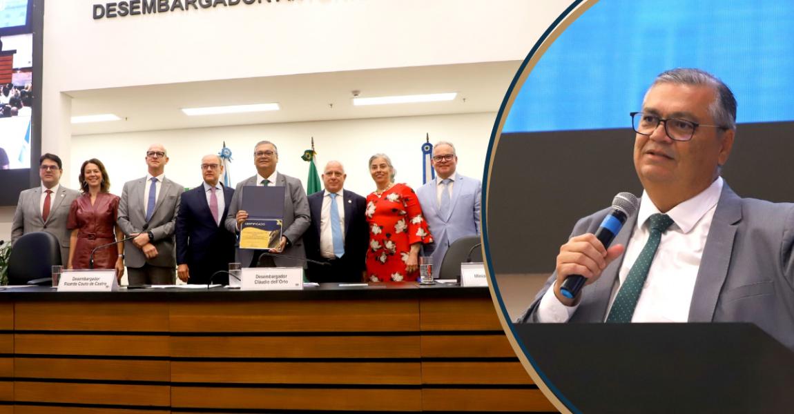 Imagem da notícia - Excelentíssimo Ministro do STF Flávio Dino profere Aula Magna na EMERJ