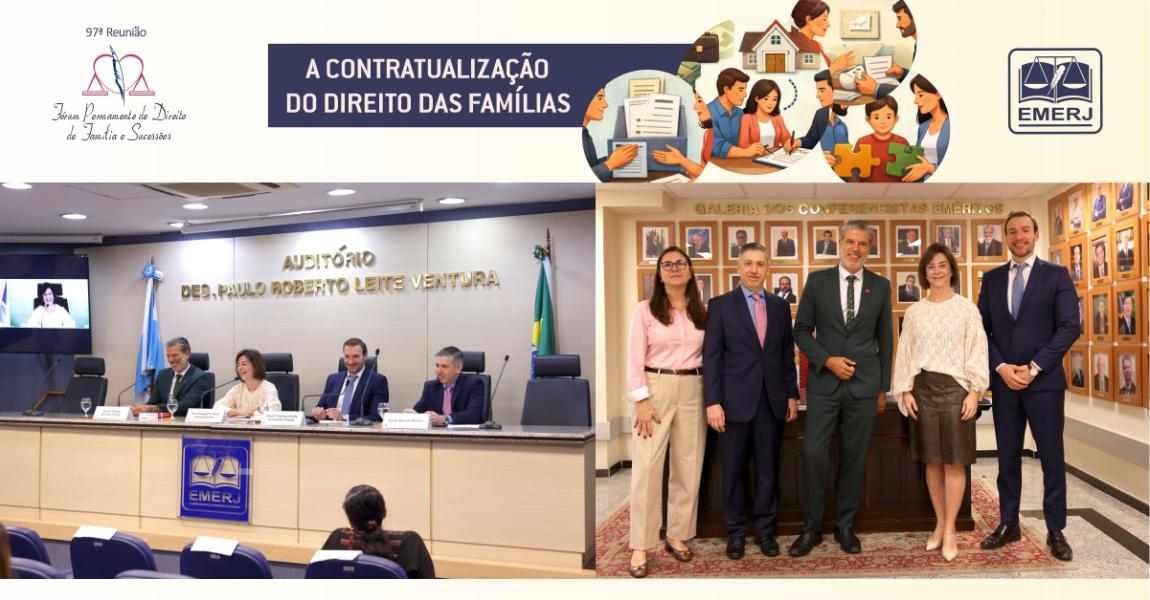 Imagem da notícia - EMERJ promove evento A Contratualização do Direito das Famílias