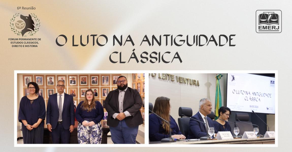 Imagem da notícia - EMERJ promove o evento O Luto na Antiguidade Clássica