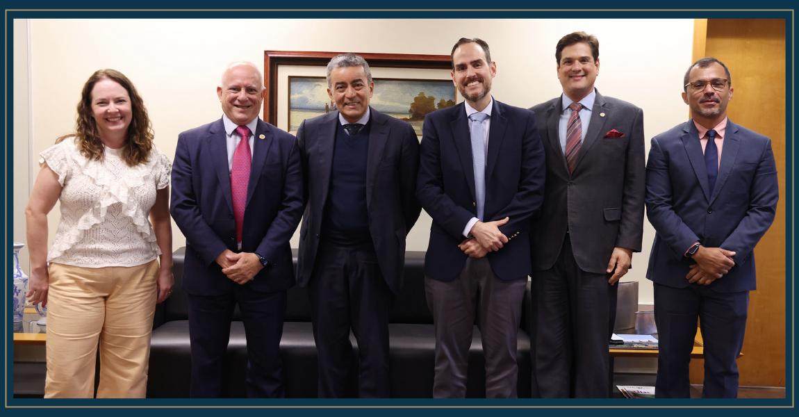 Imagem da notícia - Diretor-geral da EMERJ recebe a visita de autoridades da OEA