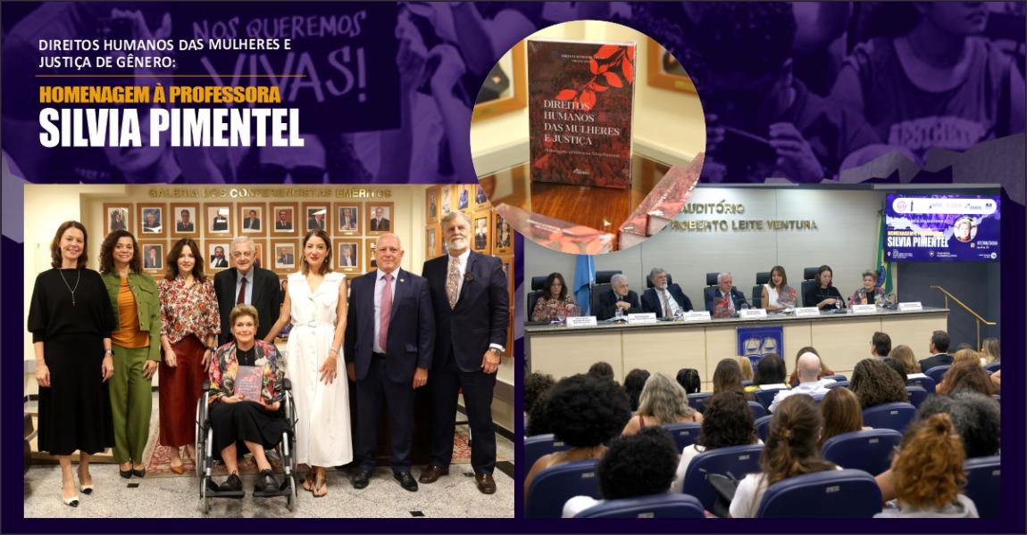 Imagem da notícia - EMERJ realiza o evento Direitos Humanos das Mulheres e Justiça de Gênero: Homenagem à Professora Silvia Pimentel