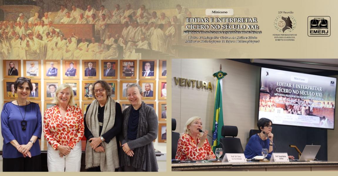 Imagem da notícia - EMERJ promove o minicurso Editar e Interpretar Cícero no Século XXI: Métodos Filológicos e Questões Filosóficas