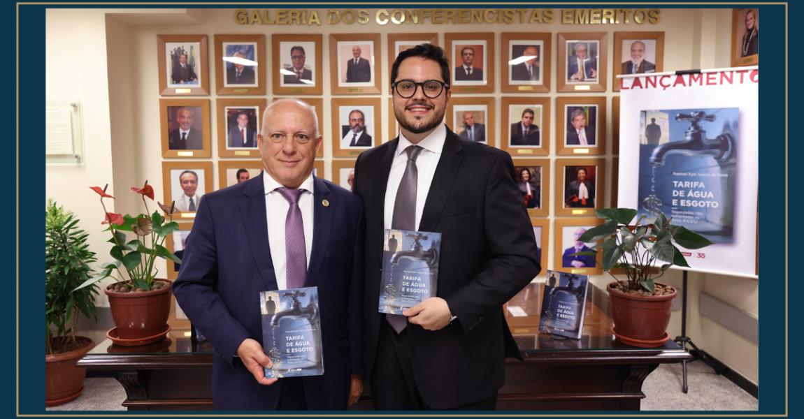 Imagem da notícia - Diretor-geral da EMERJ participa de lançamento de livro de auditoria de Raphael Eyer Soares de Paiva