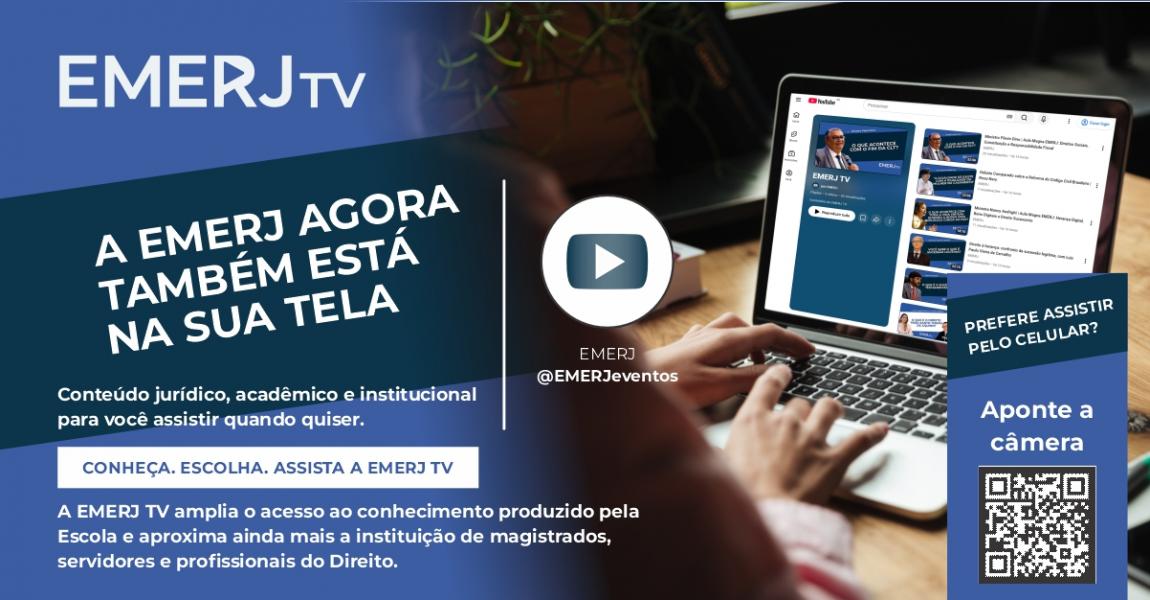 Imagem da notícia - EMERJ lança EMERJ TV com nova proposta de conteúdo no YouTube