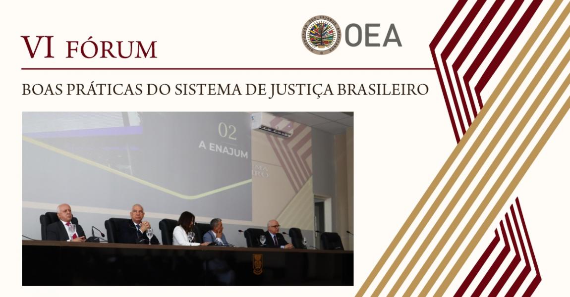 Imagem da notícia - Diretor-geral da EMERJ participa do “VI Fórum Boas Práticas do Sistema de Justiça Brasileiro” da OEA, em João Pessoa
