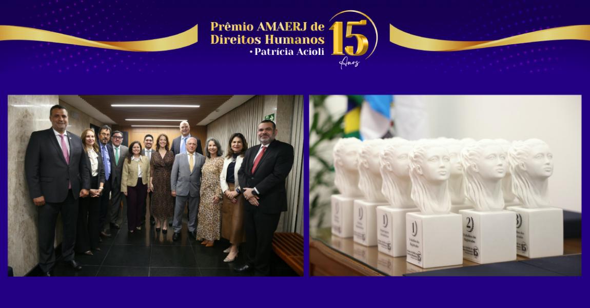 Imagem da notícia - Diretor-Geral da EMERJ participa da 15ª edição do Prêmio Amaerj - Patrícia Acioli de Direitos Humanos