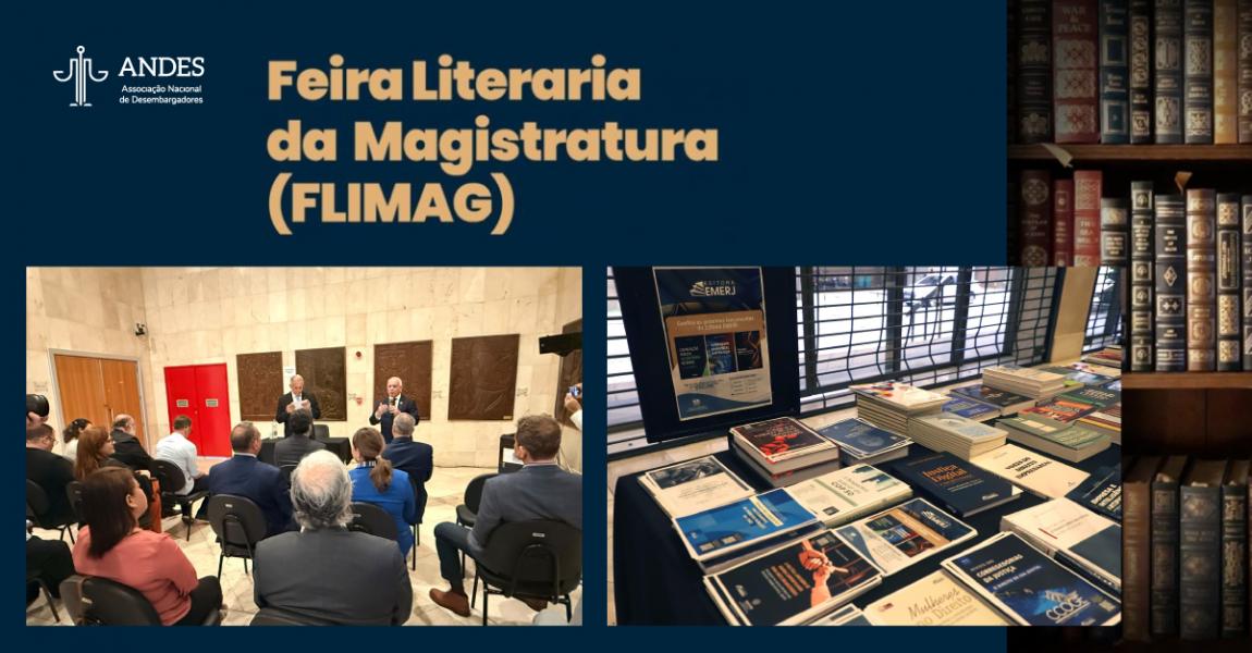 Imagem da notícia - EMERJ participa de Feira Literária da Magistratura realizada TJRJ