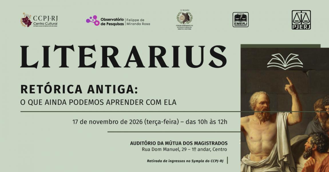 Imagem da notícia - EMERJ promoverá o evento LiterarIUS