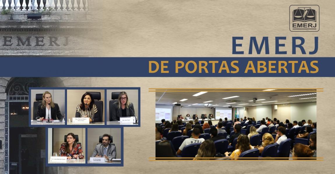 Imagem da notícia - Universitários conhecem a EMERJ e assistem à palestra sobre a magistratura e os direitos humanos