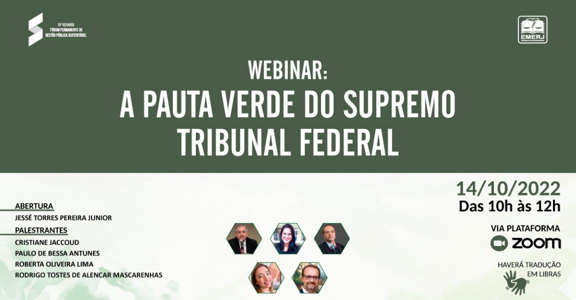 Imagem da notícia -  “A pauta verde do Supremo Tribunal Federal” será tema da conferência dos presidentes da UBAA e da Comissão de Direito Ambiental da OAB Niterói