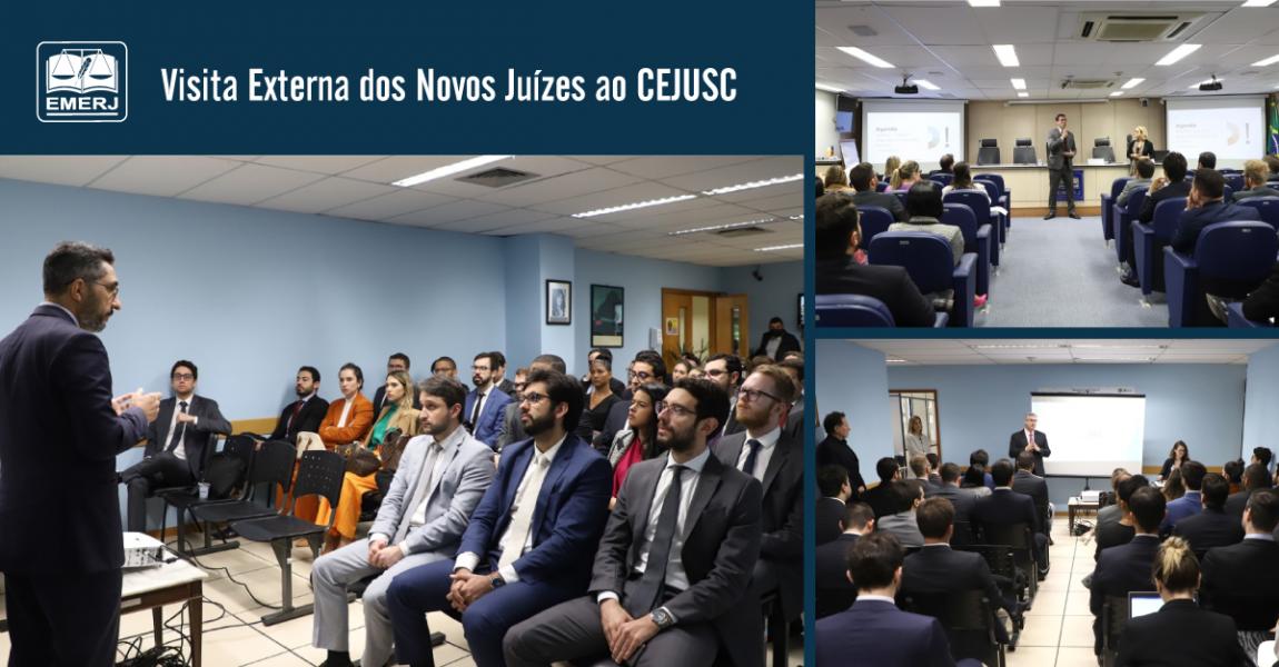 Imagem da notícia - Novos juízes visitam o Cejusc e assistem às palestras sobre conflito, mediação e conciliação