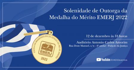 Imagem da notícia - EMERJ celebra seus 34 anos com entrega das medalhas do mérito