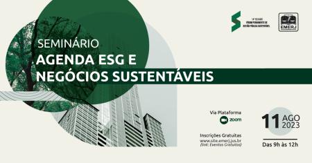 Imagem da notícia - Fórum Permanente de Gestão Pública Sustentável debaterá Agenda ESG