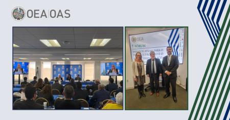 Imagem da notícia - Magistrada supervisora de internacionalização da EMERJ palestra em fórum da OEA