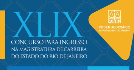 Imagem da notícia - TJRJ publica edital do XLIX Concurso para Ingresso na Magistratura de Carreira do Estado do Rio de Janeiro