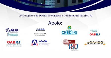 Imagem da notícia - Diretor-geral da EMERJ participará do 2º Congresso de Direito Imobiliário e Condominial da ABA-RJ